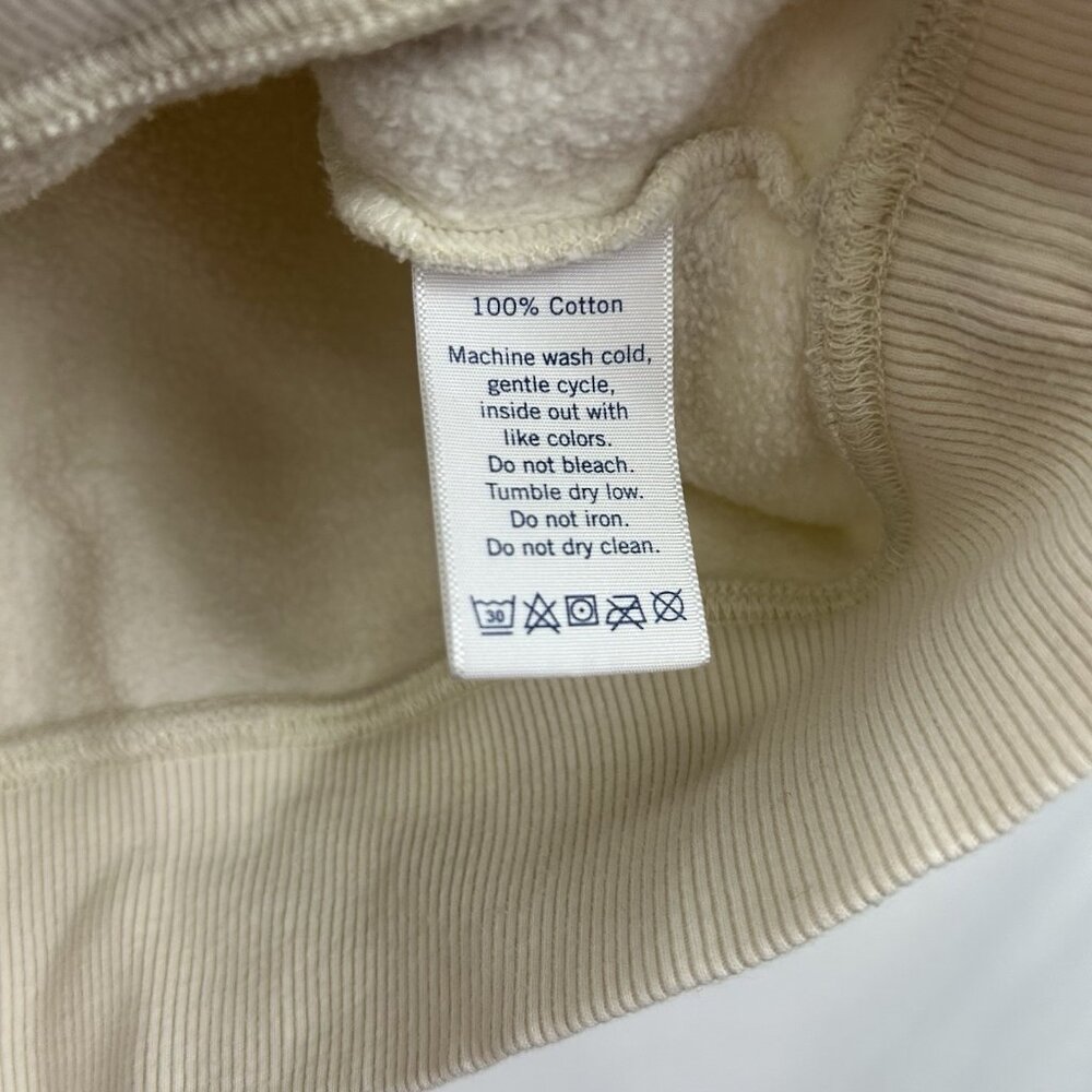 Clare V. Sweatshirt Pullover Women's M Cream Le Weekend Embroidered Crewneck - Picture 8 of 13